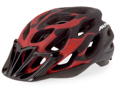 Cyklistická přilba Alpina MYTHOS L.E. black-red flame