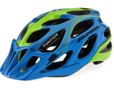 Cyklistická přilba Alpina MYTHOS blue-lime