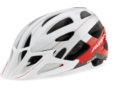 Cyklistická přilba Alpina FB 2.0 Flash white-red (s blikačkou)