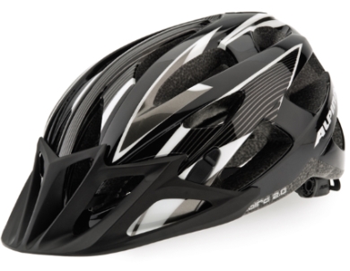 Cyklistická přilba Alpina FB 2.0 Flash black-silver (s blikačkou)
