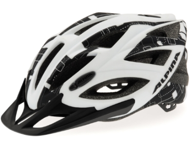 Cyklistická přilba Alpina SPICE L.E. white-black cube matt