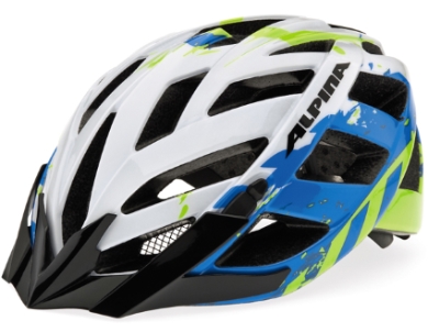 Cyklistická přilba Alpina Panoma blue-lime