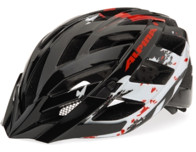 Cyklistická přilba Alpina Panoma black-white-red