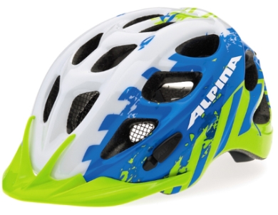 Cyklistická přilba Alpina ROCKY blue-lime