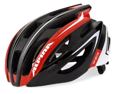 Cyklistická přilba Alpina PHEOS red-white