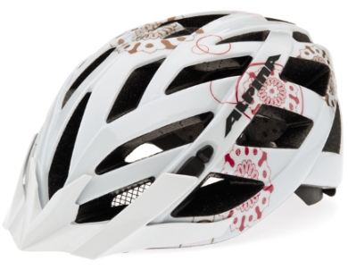 Cyklistická přilba Alpina Panoma white-print