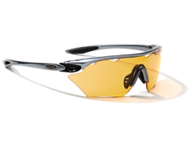 Sportovní brýle Alpina Twist Four Shield VL+ barva rámečku: tin-black, barva zorníků: VARIOFLEX+ orange S1-S3 fogstop